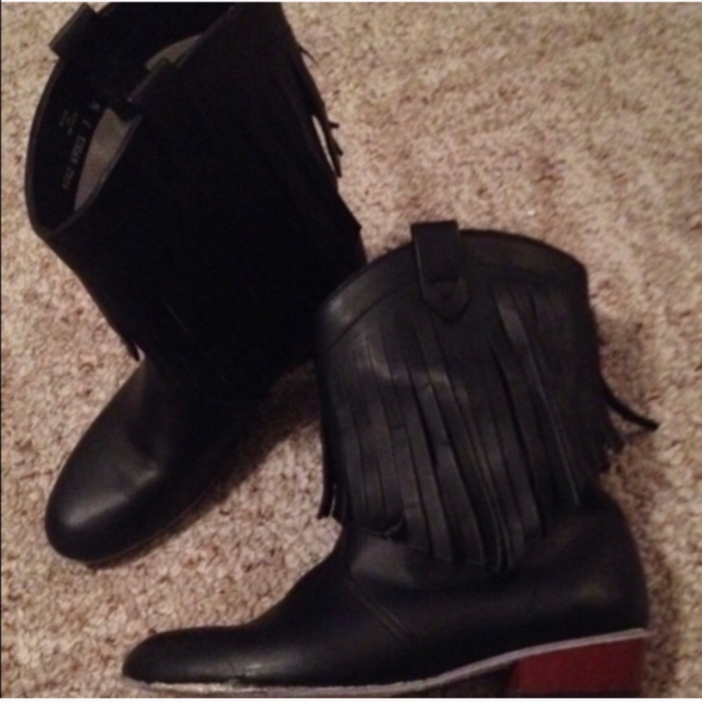 Fringe Cowboy Boots